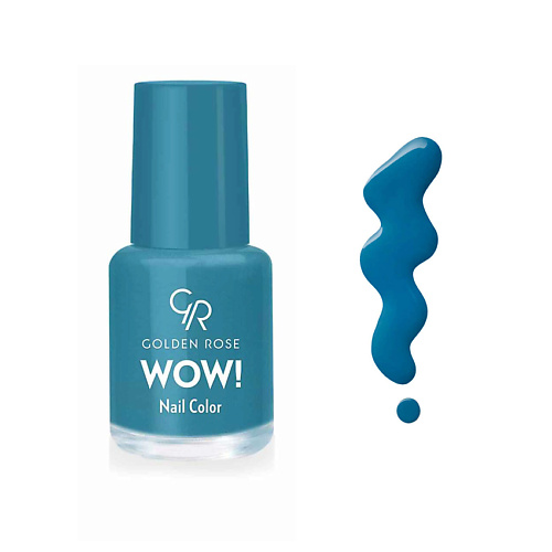 GOLDEN ROSE Лак для ногтей WOW! Nail Color Clear 6