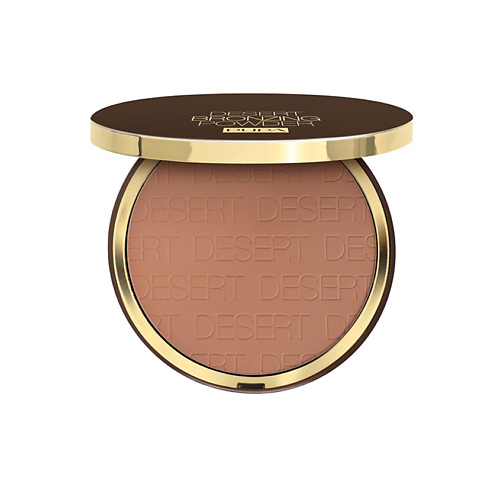 фото Pupa компактная пудра оттенка охры desert bronzing powder