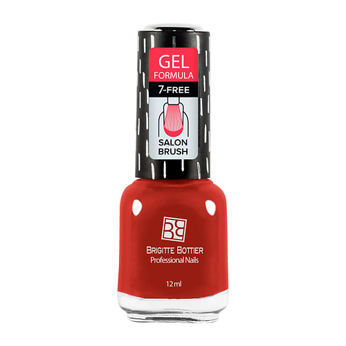 Лак для ногтей BRIGITTE BOTTIER Лак для ногтей GEL FORMULA тон 42 клубнично-красный