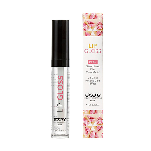 Интимная косметика EXSENS Блеск для губ LIP GLOSS Клубника