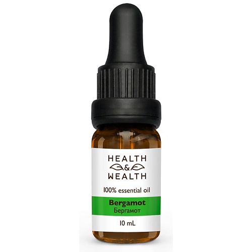 

HEALTH&WEALTH Эфирное масло Бергамот 10, Эфирное масло Бергамот