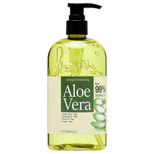 

FOODAHOLIC Успокаивающий и увлажняющий гель для лица и тела Aloe Vera Calming & Moisturizing Soothing Gel, Успокаивающий и увлажняющий гель для лица и тела Aloe Vera Calming & Moisturizing Soothing Gel