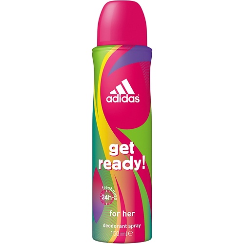 

ADIDAS Дезодорант-спрей Get Ready! For her 150, Дезодорант-спрей Get Ready! For her