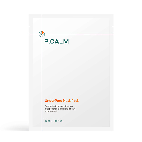Маски для лица P.CALM Успокаивающая тканевая маска для лица UnderPore Mask Pack 1.0