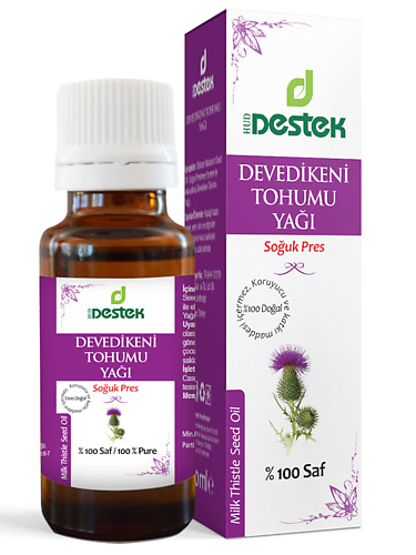 

DESTEK Косметическое масло семян расторопши для лица, тела, волос, увлажнение, питание 20.0, Косметическое масло семян расторопши для лица, тела, волос, увлажнение, питание