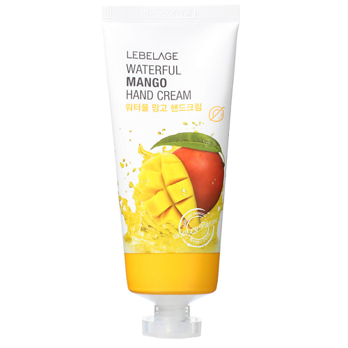 

LEBELAGE Крем для рук с Манго увлажняющий Waterful Mango Hand Cream 100.0, Крем для рук с Манго увлажняющий Waterful Mango Hand Cream
