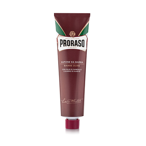 

PRORASO Крем для бритья питательный с маслом сандала и маслом ши 150.0, Крем для бритья питательный с маслом сандала и маслом ши