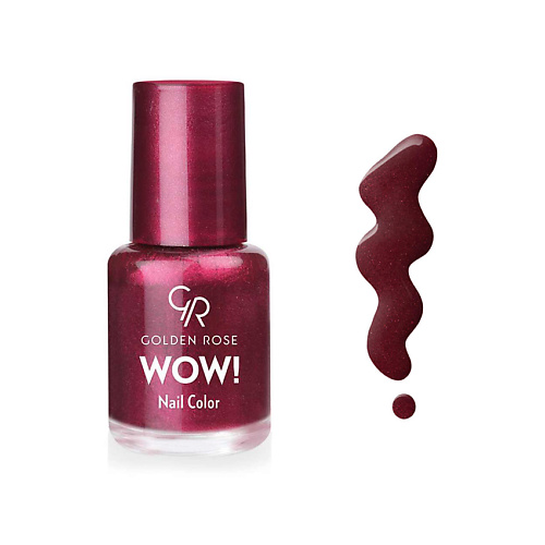 GOLDEN ROSE Лак для ногтей WOW! Nail Color Clear 6