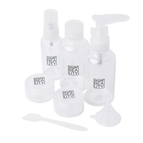  DEWAL BEAUTY Дорожный набор баночек для путешествий Dewal Beauty, 7 продуктов