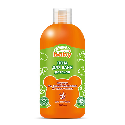 Пены для ванны МЕЧТА BABY Пена для купания Без слёз Тутти-фрутти 500.0