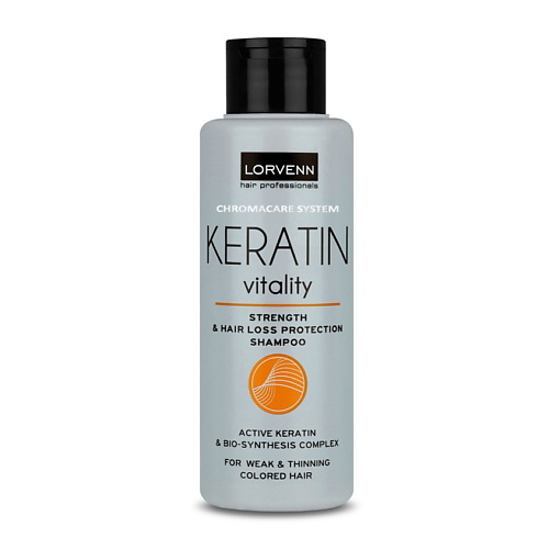 

LORVENN HAIR PROFESSIONALS Шампунь KERATIN VITALITY для восстановления волос с кератином 100.0, Шампунь KERATIN VITALITY для восстановления волос с кератином