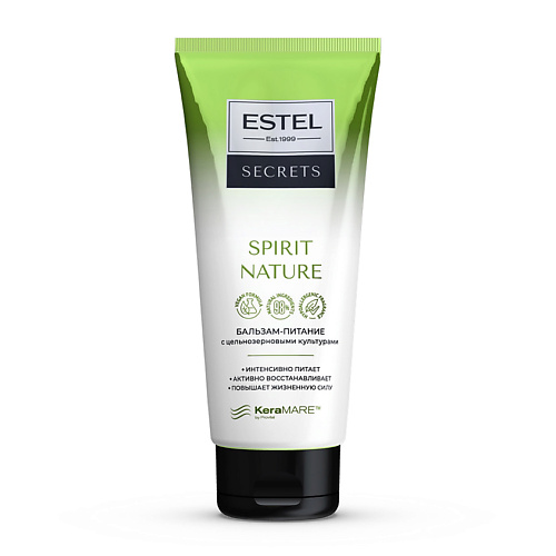 

ESTEL PROFESSIONAL Бальзам-питание с цельнозерновыми культурами для волос Spirit Nature Secrets, Бальзам-питание с цельнозерновыми культурами для волос Spirit Nature Secrets