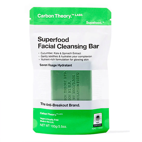 

CARBON THEORY Мыло для лица Superfood Facial Cleansing Bar, Мыло для лица Superfood Facial Cleansing Bar