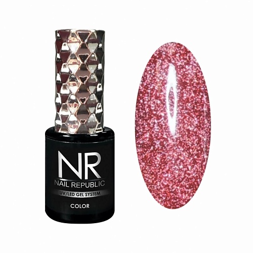

NAIL REPUBLIC Гель-лак светоотражающий NR Flash, Гель-лак светоотражающий NR Flash