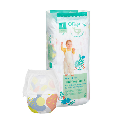 

OFFSPRING Трусики-подгузники, L 9-14 кг Небо 36.0, Трусики-подгузники, L 9-14 кг Небо