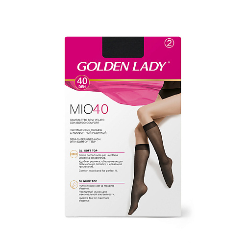 

GOLDEN LADY Гольфы 40 den MIO Nero, Гольфы 40 den MIO Nero