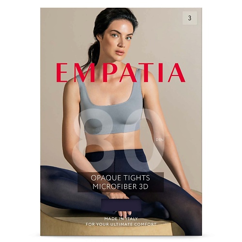 EMPATIA Полупрозрачные колготки из микрофибры 3d 80 DEN Navy