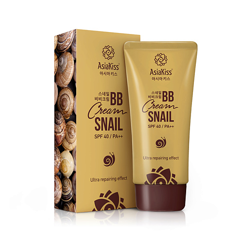 

ASIAKISS BB-крем для лица с муцином улитки, BB-крем для лица с муцином улитки