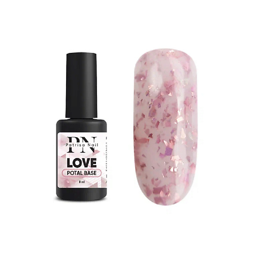 

PATRISA NAIL Каучуковая база с поталью POTAL base, Каучуковая база с поталью POTAL base