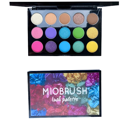 

MIOBRUSH Палетка теней для макияжа век Lush Palette, Палетка теней для макияжа век Lush Palette