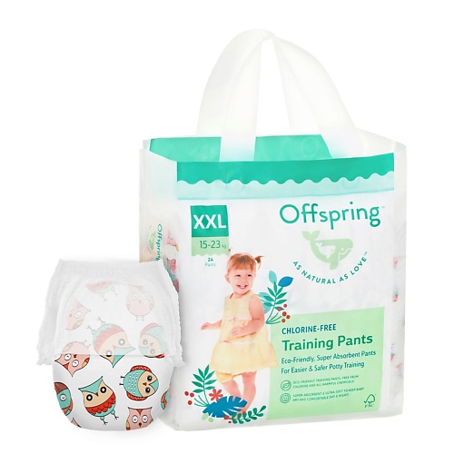 

OFFSPRING Трусики-подгузники, XXL 15-23 кг Совы 24.0, Трусики-подгузники, XXL 15-23 кг Совы