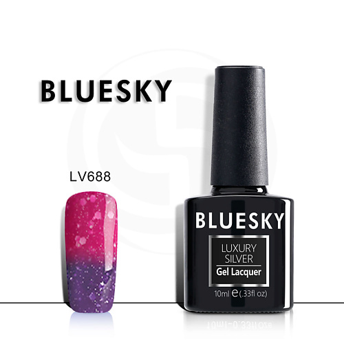 

BLUESKY Термо гель-лак Luxury Silver LV682, Термо гель-лак Luxury Silver LV682