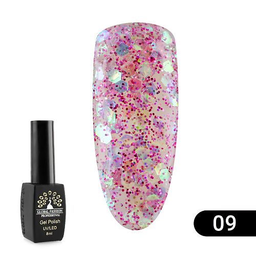 

GLOBAL FASHION Гель лак Shiny 01, Гель лак Shiny 01