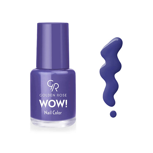 GOLDEN ROSE Лак для ногтей WOW! Nail Color Clear 6