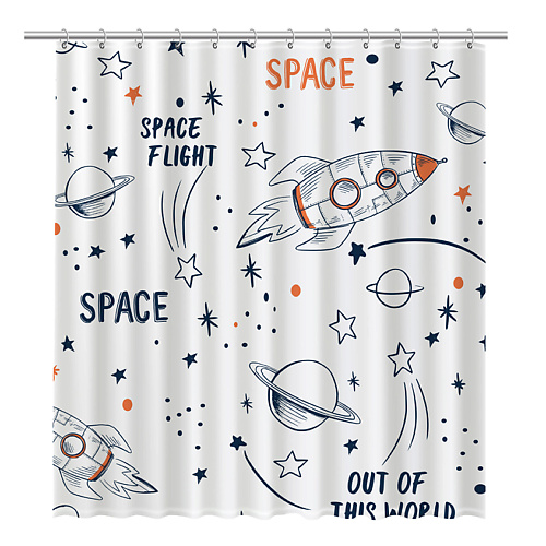 

FIXSEN "SPACE" Шторка для ванной, "SPACE" Шторка для ванной