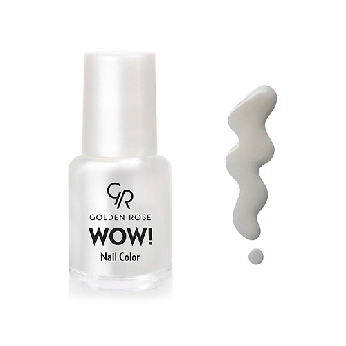 GOLDEN ROSE Лак для ногтей WOW! Nail Color Clear 6