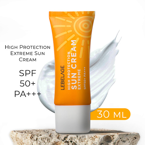 

LEBELAGE Крем солнцезащитный Водостойкий High Protection Extreme Sun Cream SPF 50+ PA+++ 30.0, Крем солнцезащитный Водостойкий High Protection Extreme Sun Cream SPF 50+ PA+++
