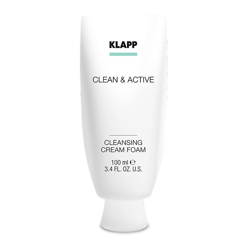 

KLAPP COSMETICS Очищающая крем-пенка CLEAN&ACTIVE Cleansing Cream Foam 100.0, Очищающая крем-пенка CLEAN&ACTIVE Cleansing Cream Foam