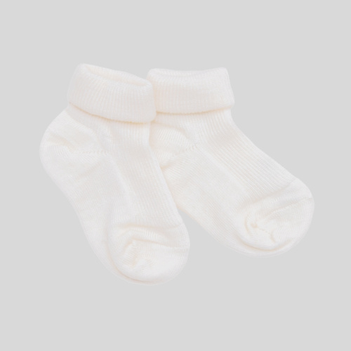 

WOOL&COTTON Носки для младенцев Молочные Merino, Носки для младенцев Молочные Merino