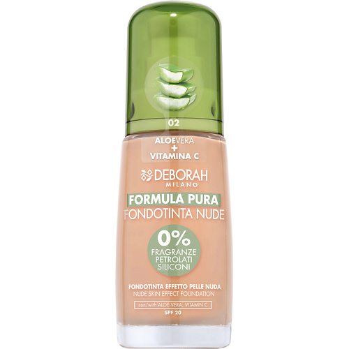 DEBORAH MILANO Тональная основа Formula Pura Nude Foundation