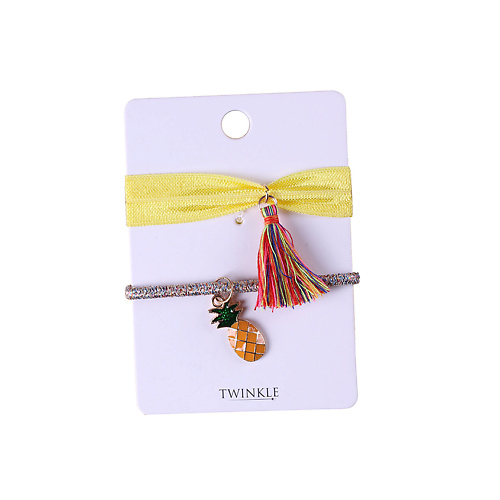 Набор резинок для волос TWINKLE Резинки для волос 2 шт. Pineapple