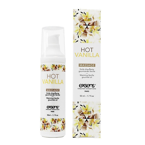 Уход за телом  Лэтуаль EXSENS Разогревающее массажное масло Gourmet HOT VANILLA 50
