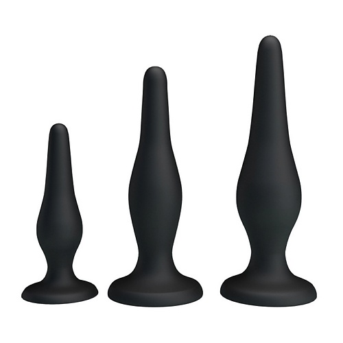 Mini Anal Kit Набор силиконовых анальных пробок для начинающих