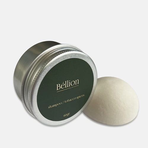 

BELLION BY BEAUTIFUL Твердый шампунь с эфирным маслом Tobacco Spices 60, Твердый шампунь с эфирным маслом Tobacco Spices