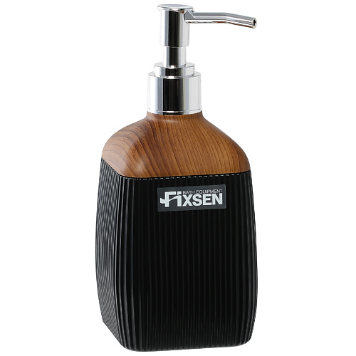 

FIXSEN Дозатор для жидкого мыла BLACK WOOD, Дозатор для жидкого мыла BLACK WOOD