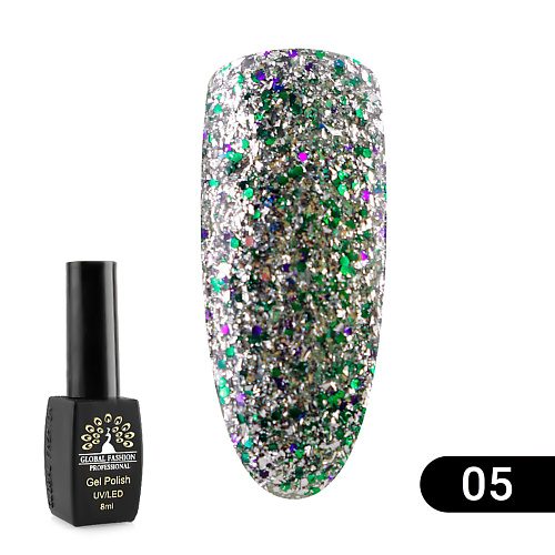 

GLOBAL FASHION Гель лак Shiny 01, Гель лак Shiny 01