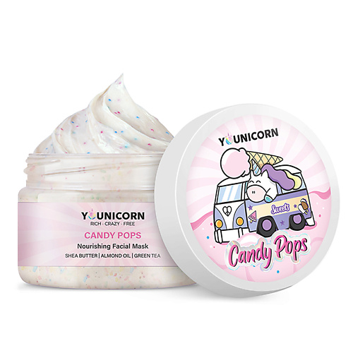

YOUNICORN Питательная маска для лица CANDY POPS с гиалуроновой кислотой 100.0, Питательная маска для лица CANDY POPS с гиалуроновой кислотой
