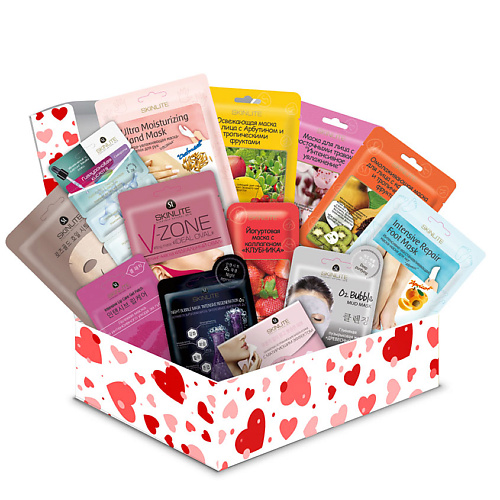 Подарки для неё  Летуаль SKINLITE набор средств для лица BEAUTY BOX №5