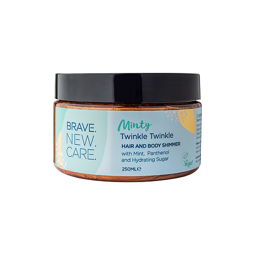 

BRAVE.NEW.HAIR Шиммер для тела Minty, Шиммер для тела Minty