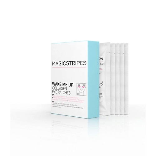 

MAGICSTRIPES Коллагеновые патчи для кожи вокруг глаз Wake Me Up, Коллагеновые патчи для кожи вокруг глаз Wake Me Up