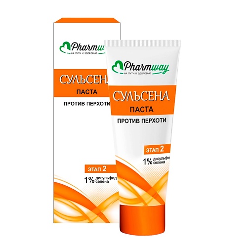 

ВИТЭКС Pharmway СУЛЬСЕНА Паста против перхоти 1% 75, Pharmway СУЛЬСЕНА Паста против перхоти 1%
