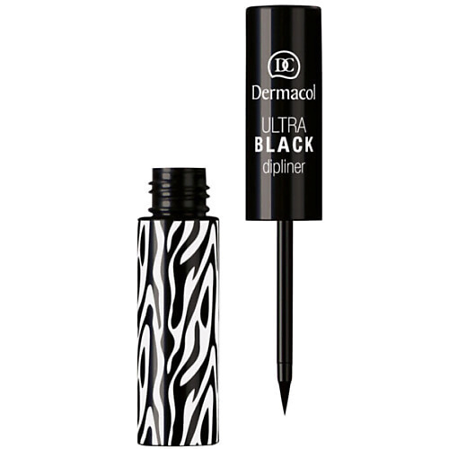 

DERMACOL Жидкая подводка для глаз Ultra Black Dipliner, Жидкая подводка для глаз Ultra Black Dipliner