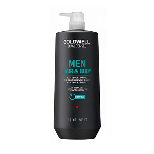 

GOLDWELL Мужской шампунь-гель для душа Dualsenses For Men Hair & Body, Мужской шампунь-гель для душа Dualsenses For Men Hair & Body