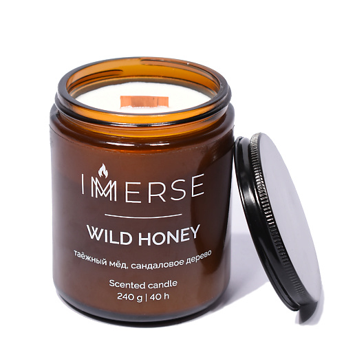 

IMMERSE Ароматическая свеча WILD HONEY 240, Ароматическая свеча WILD HONEY