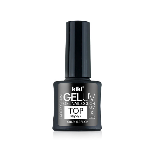 

KIKI Гель-лак для ногтей TOP КАУЧУК Gel Uv&Led 6, Гель-лак для ногтей TOP КАУЧУК Gel Uv&Led