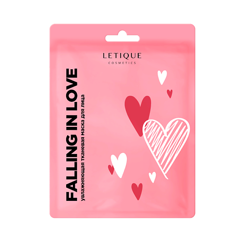 

LETIQUE COSMETICS Увлажняющая тканевая маска для лица FALLING IN LOVE 1.0, Увлажняющая тканевая маска для лица FALLING IN LOVE